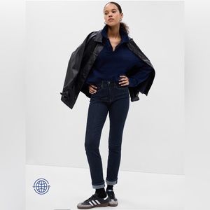 GAP | Classic Straight High rise Jeans | Dark Indigo | size 26 Regular